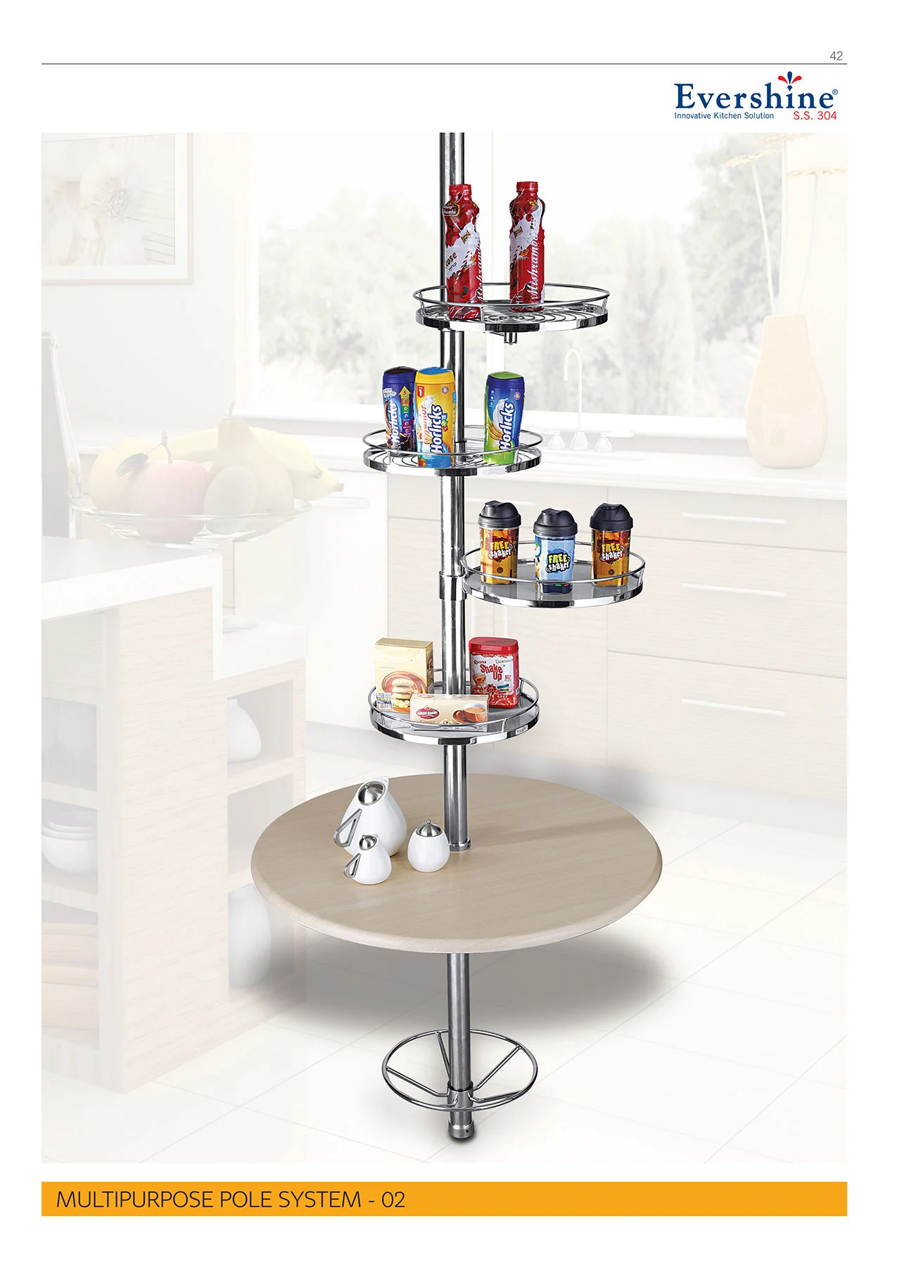 Four Layer Kitchen Accessories