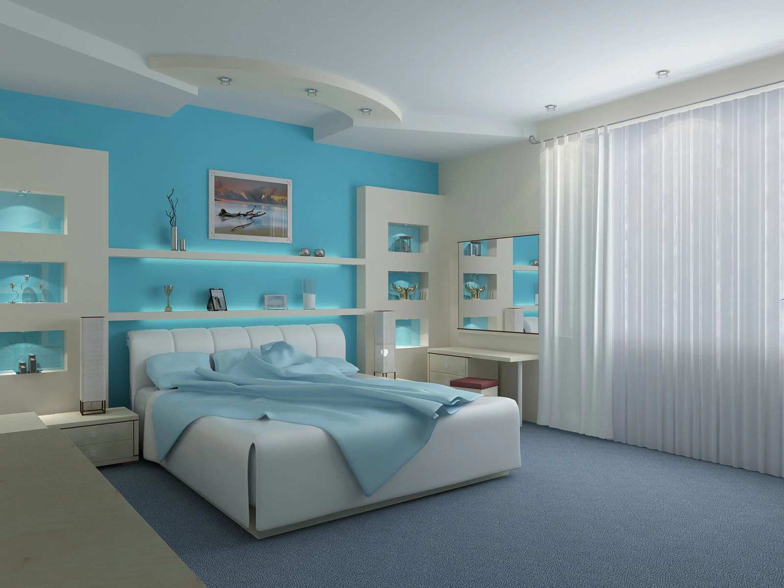 Vibrant Bedroom Decor
