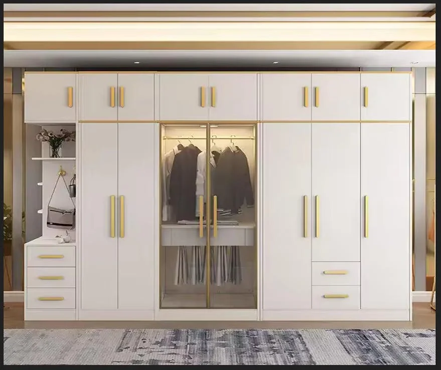 Cozy Closet With Mirror