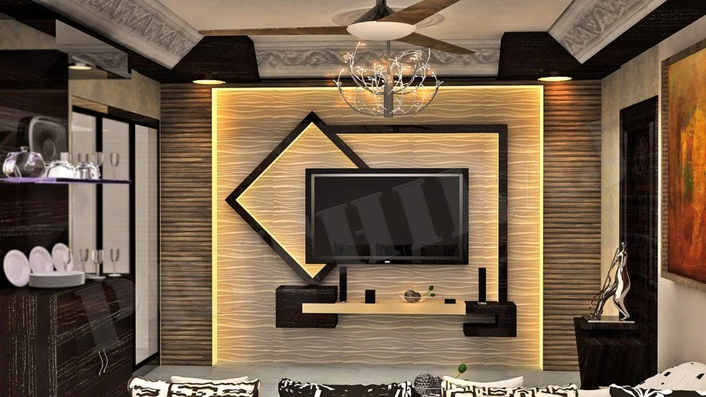 Living Room TV Decoration