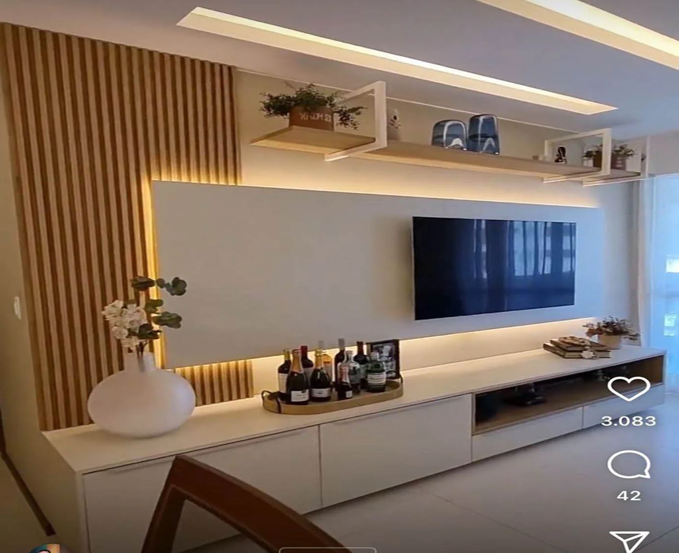 Cozy TV Room Decoration