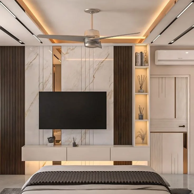 Modern TV Unit Decoration