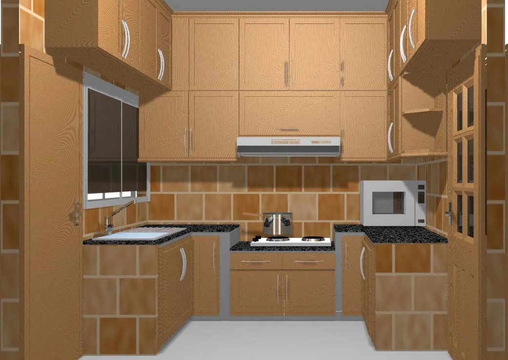 Creative Plus U Shape Kitchen Decoration