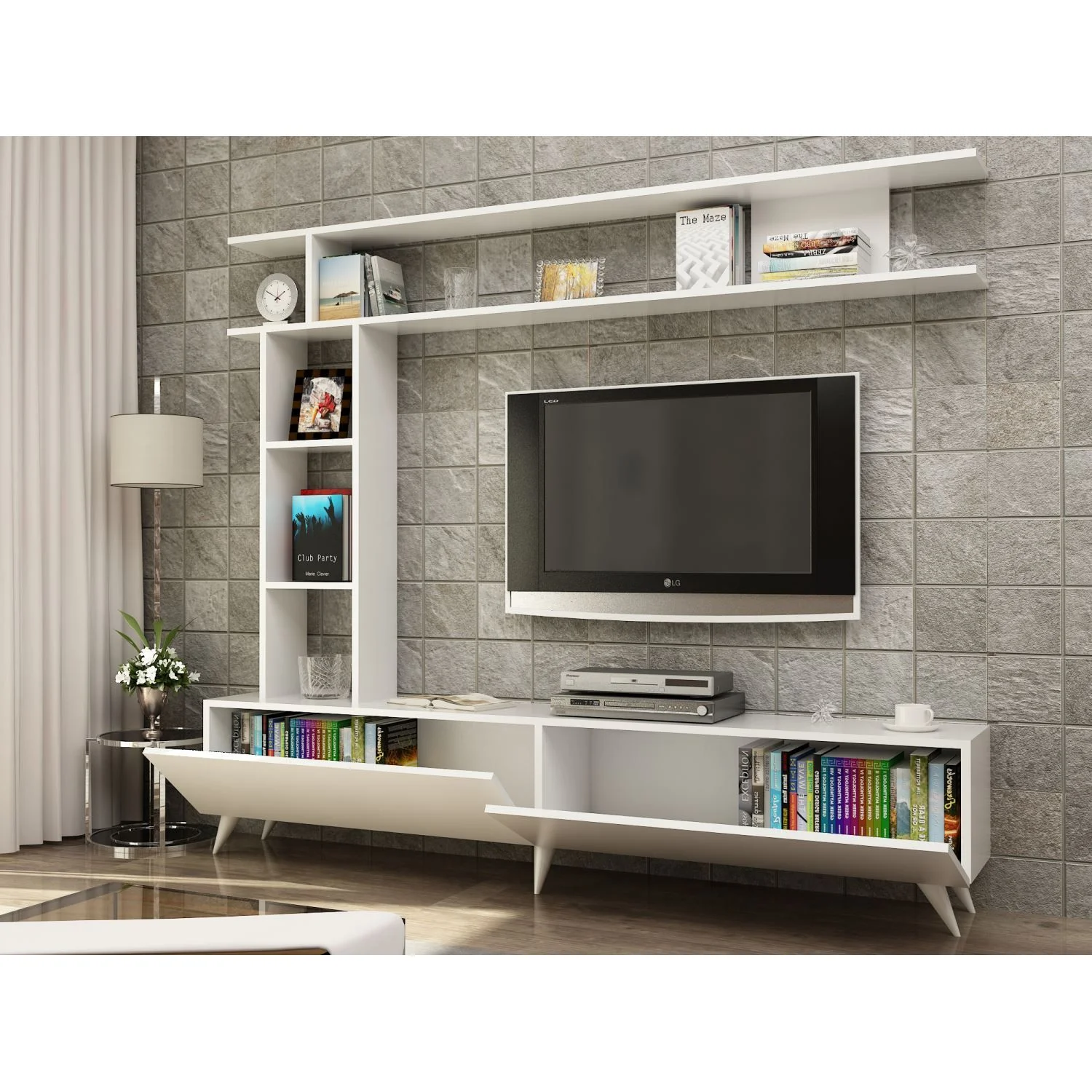 Stylish TV Unit Decoration