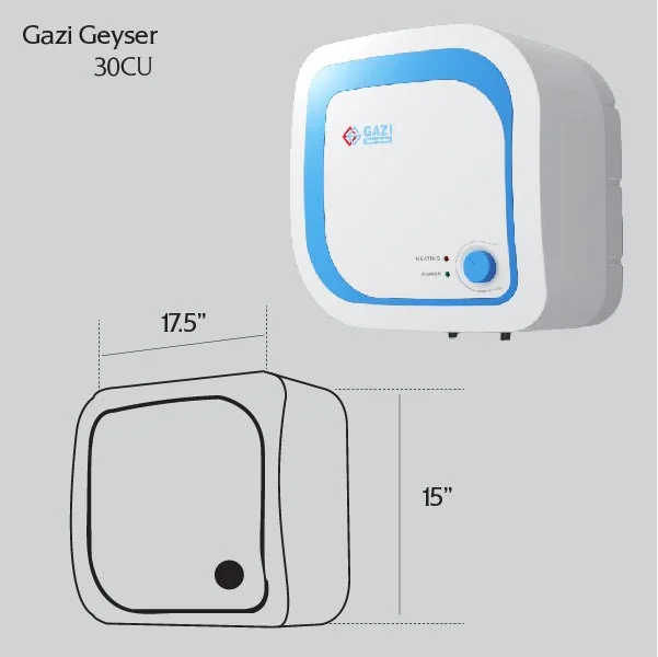 Gazi 30 Litre Geysar