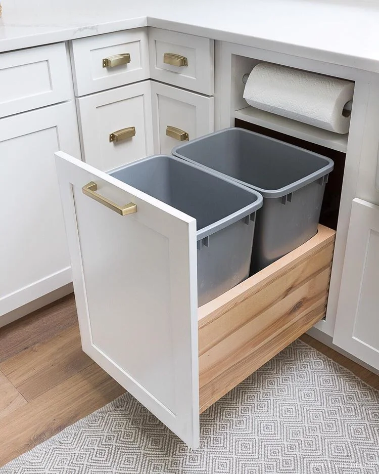 Built In Trash Cans