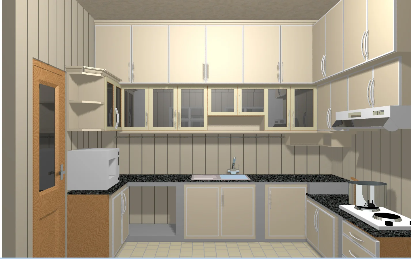 CP Modern Kitchen Cabinet