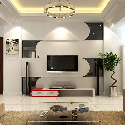 Drawing Room, TV Cabinet Design & Decoration